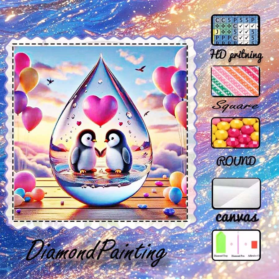 5D Diamond Painting Kit Full Drill - 1 stuk 5D DIY flockingdoek, speciale
