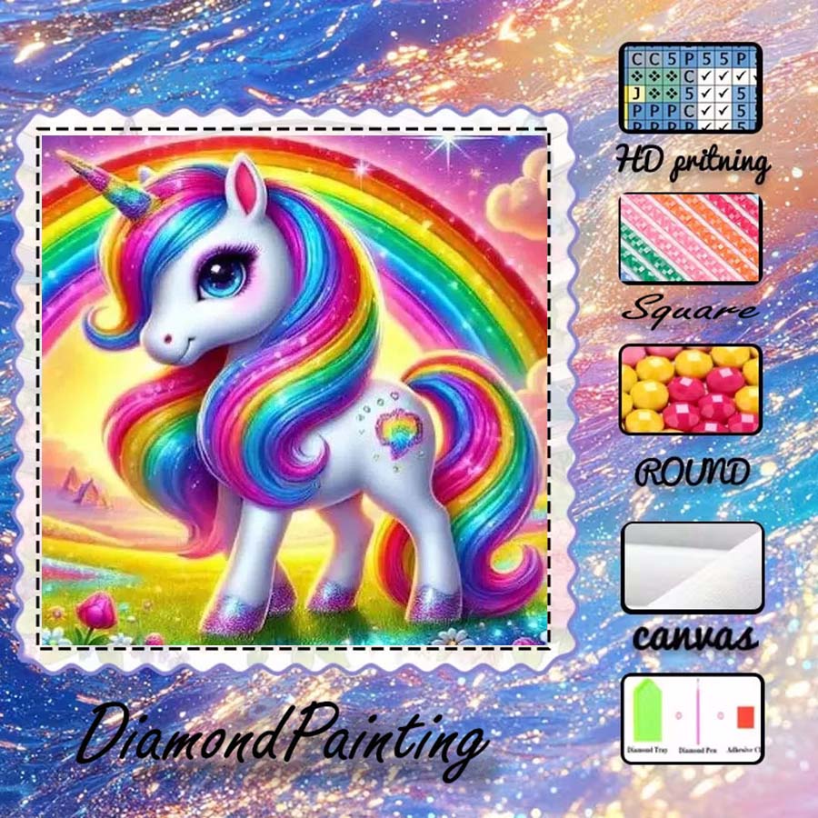 5D Diamond Painting Kit Full Drill - 1 stuk 5D DIY flockingdoek, speciale