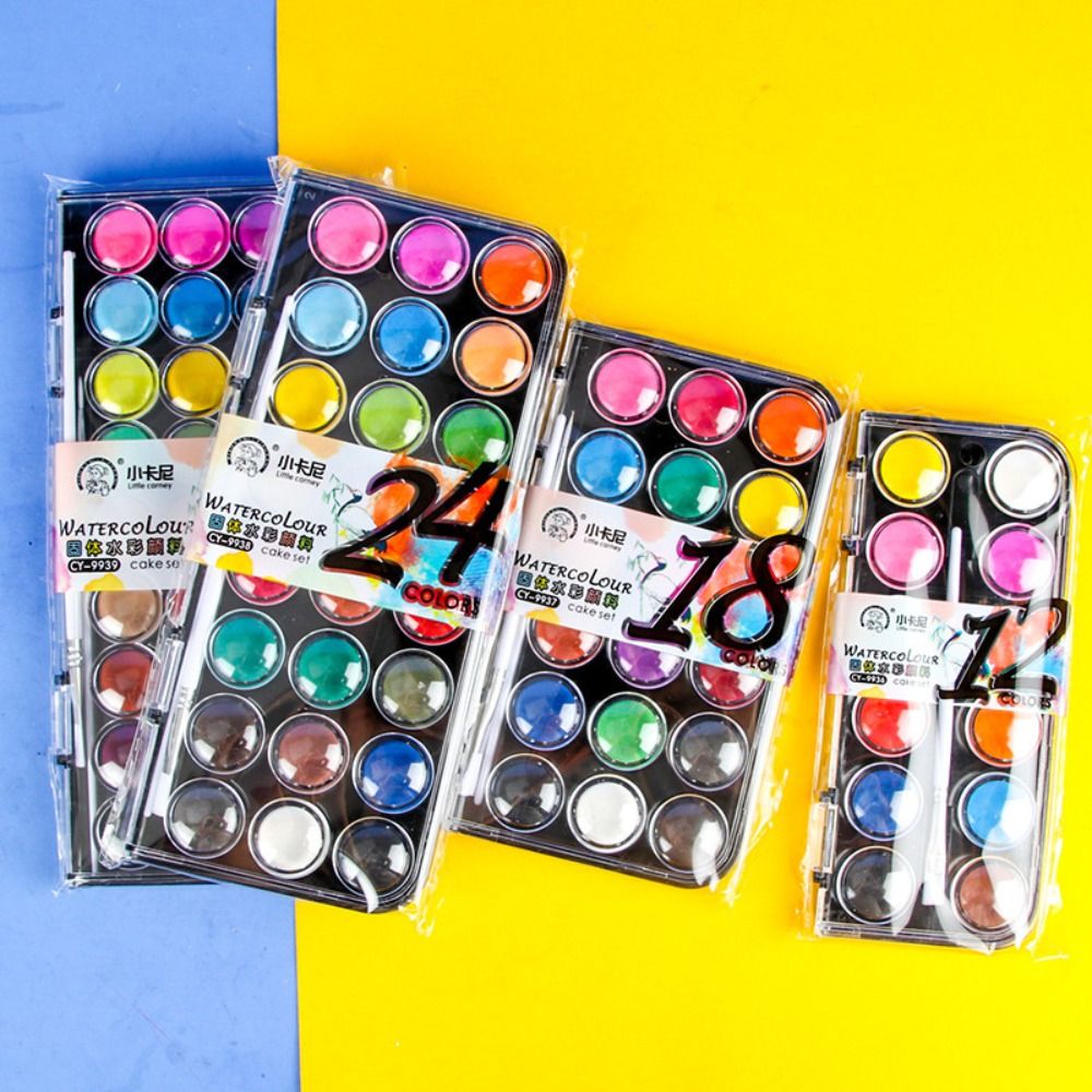 12/18/24/36 Kleuren Effen Aqua - Watercolor Paint Set Solid Pigment recensie en prijs