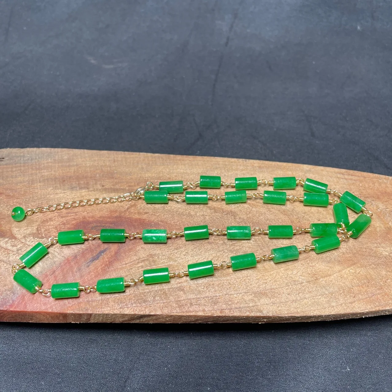 Groene Jade Kralen Ketting Vin - Beading recensie en prijs