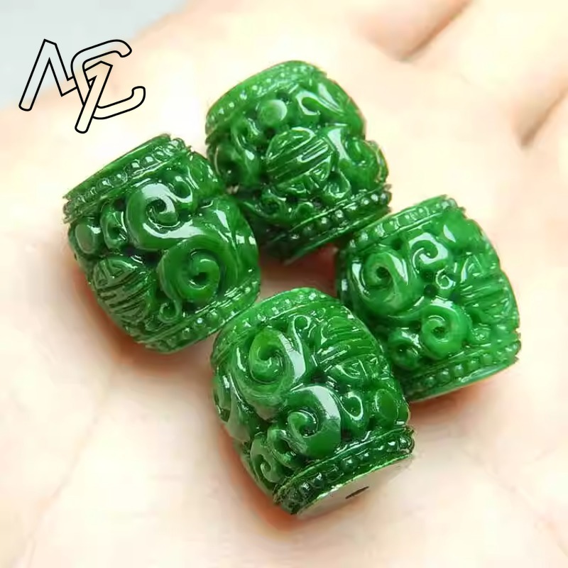 5pc Natuurlijke Groene Jade Ca - Beading recensie en prijs