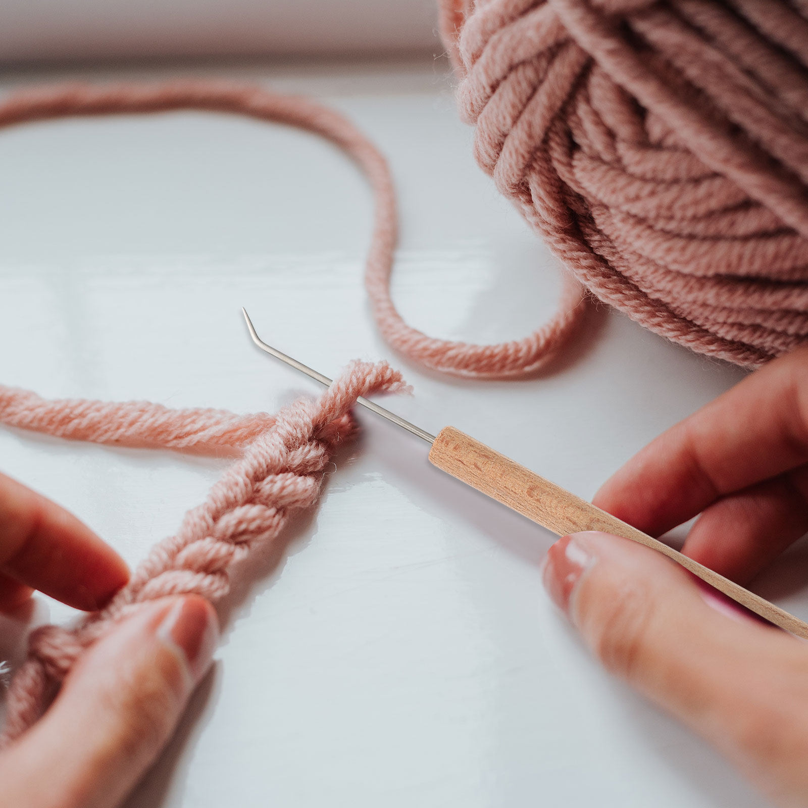 1 stuk haaknaald van hout, een - Wooden Crochet Hooks Ergonomic Handle recensie en prijs