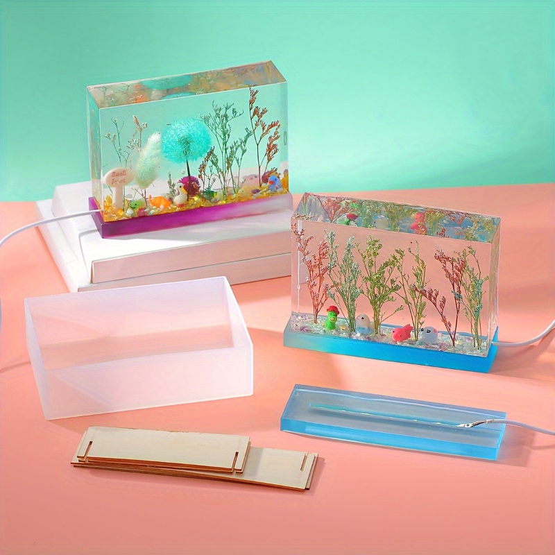Set van 6 rechthoekige silicon - Silicone Epoxy Resin Molds Set recensie en prijs