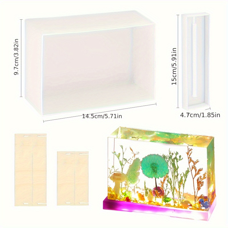 Set van 6 rechthoekige silicon - Silicone Epoxy Resin Molds Set recensie en prijs