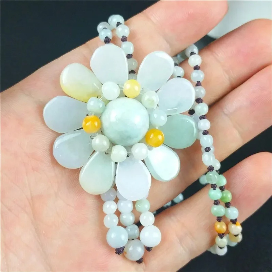 Certified Birmese Jade Zonnebl - Beading recensie en prijs