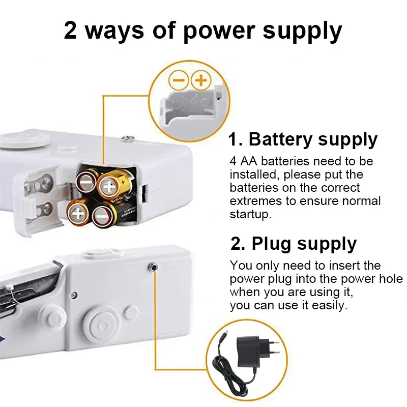 Huishoudelijke Naaimachine Naa - Mini Electric Sewing Machine Handheld recensie en prijs
