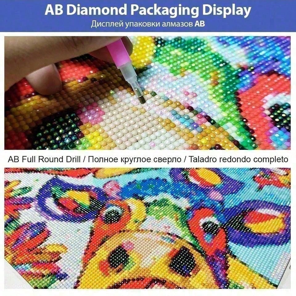 1 stuk - 5D-DIY - Vlokkend sto - 5D Diamond Painting Kit Full Drill recensie en prijs