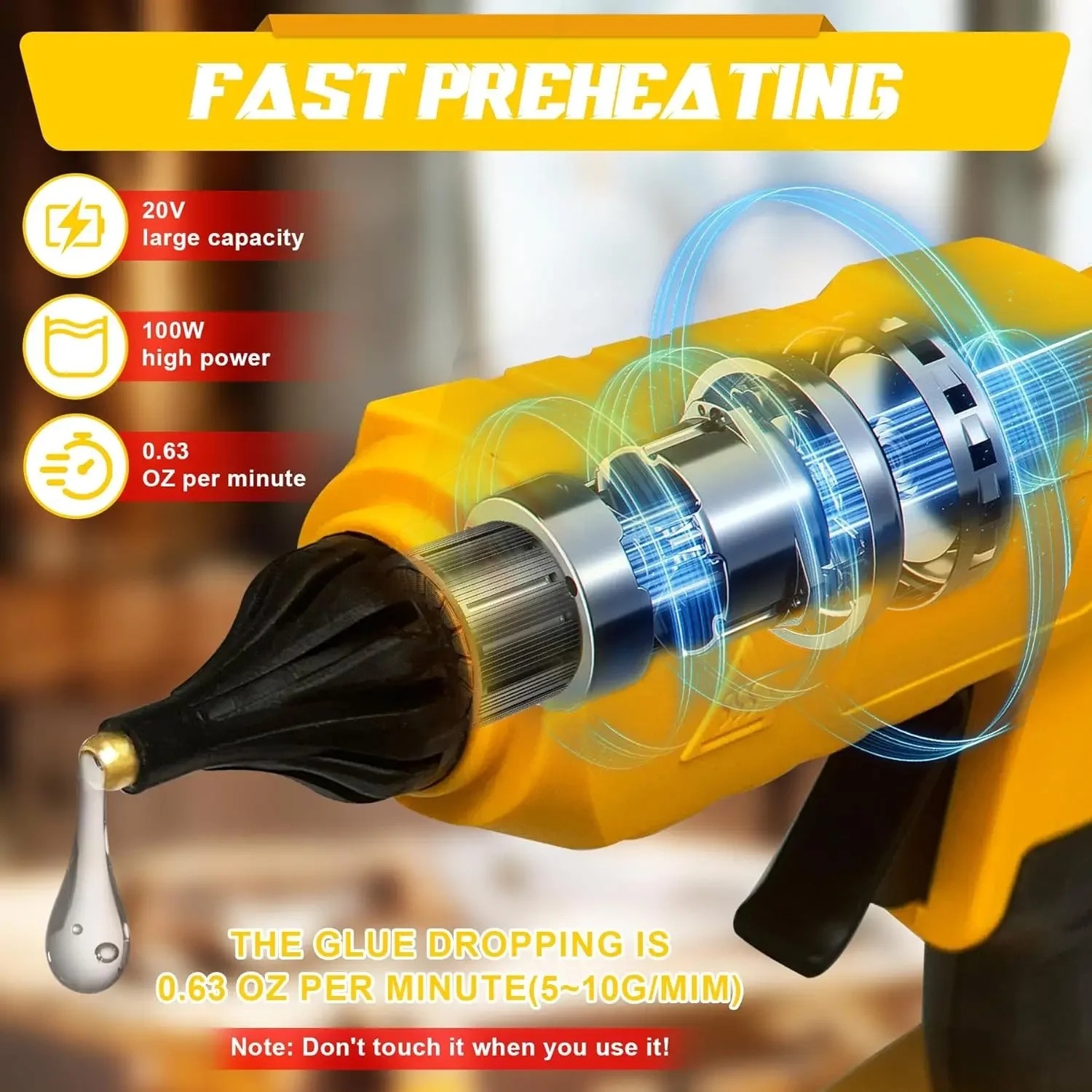 VESMATITY DIY Hete Lijmpistool - Hot Melt Glue Gun Cordless recensie en prijs