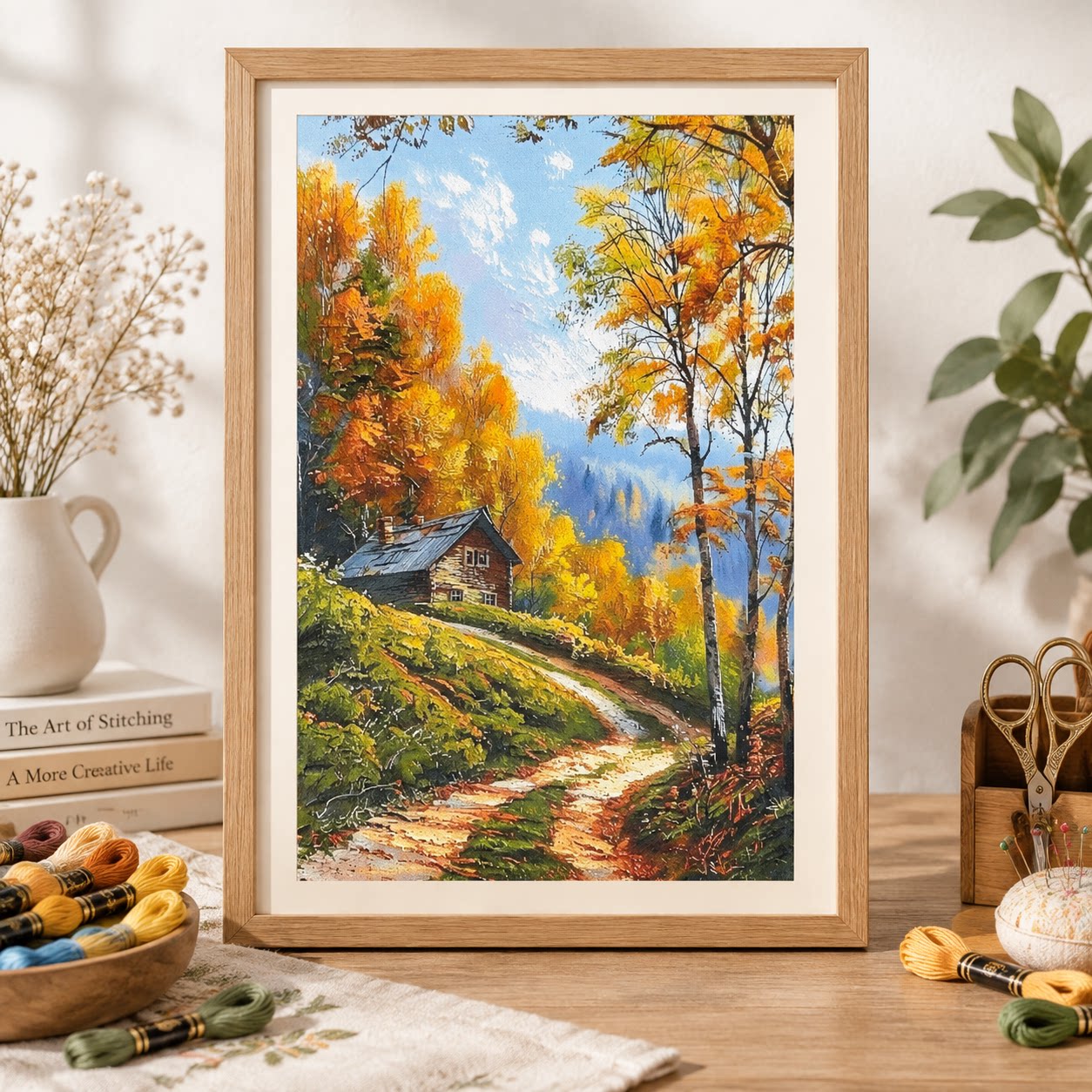 [ZZ9250-Herfstboshut] DIY-stem - Cross Stitch Stamped Kits Beginners recensie en prijs