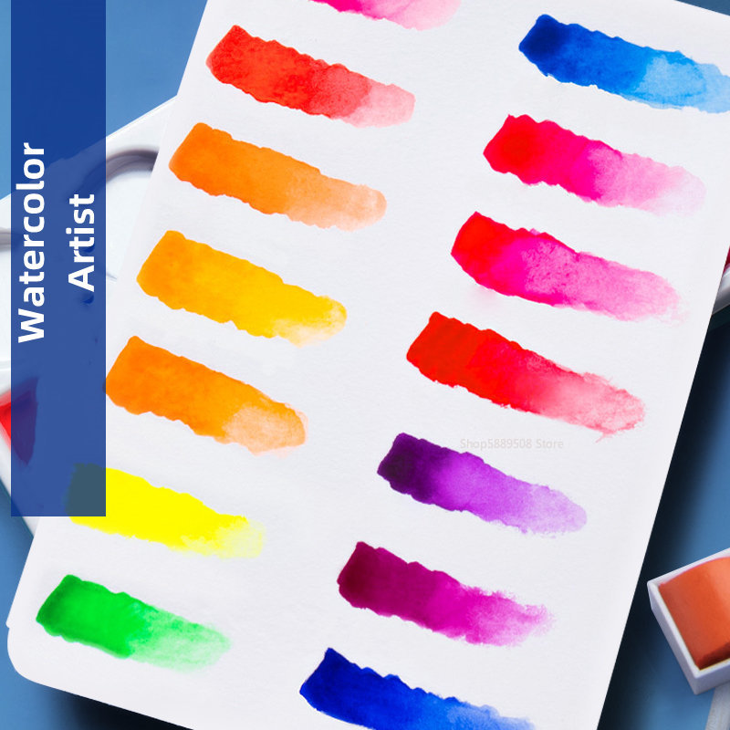 Kunstenaars Effen Aquarel Pigm - Watercolor Paint Set Solid Pigment recensie en prijs